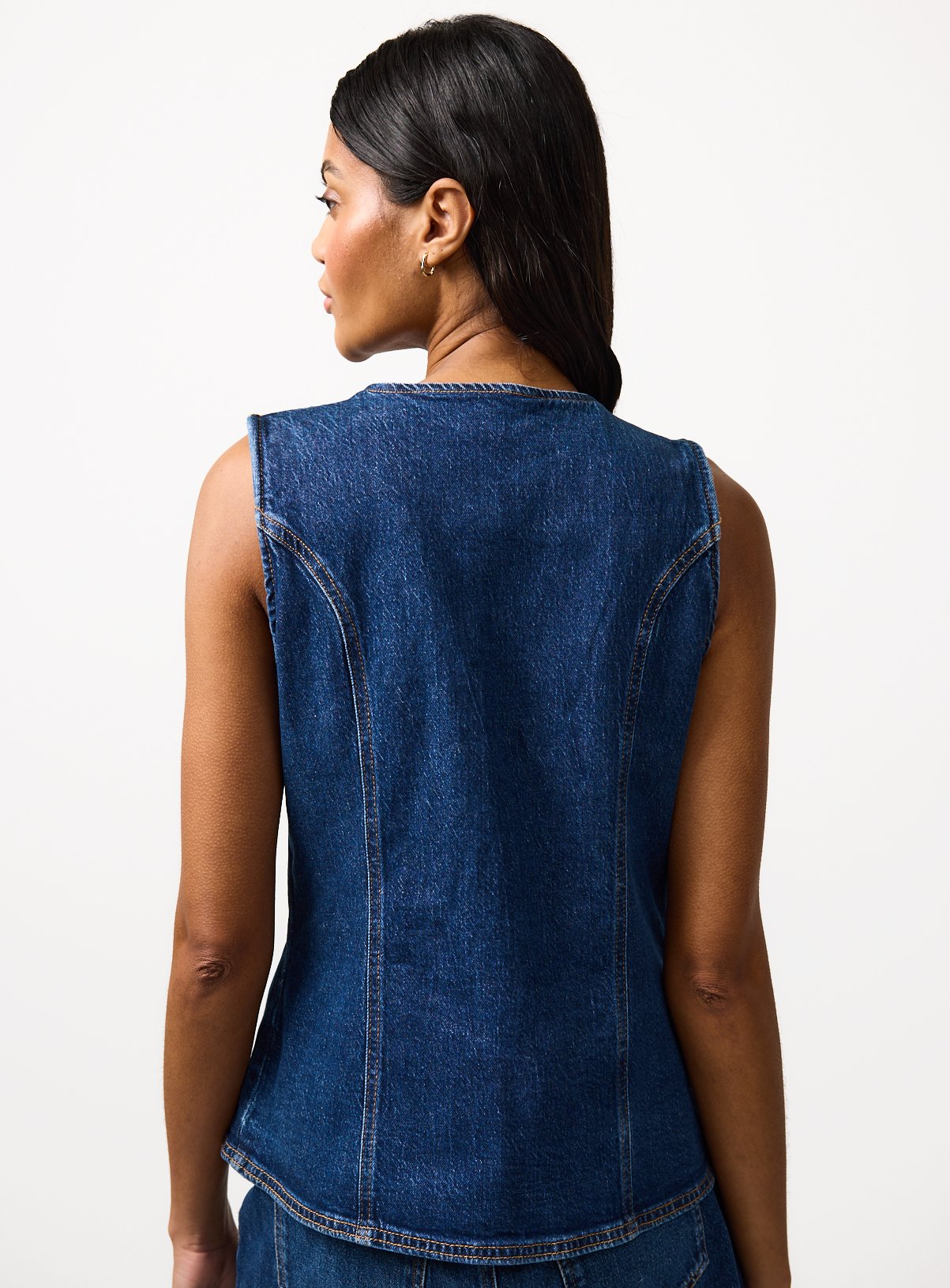 Dark Denim Co-ord Waistcoat 12 - Image 4 thumbnail